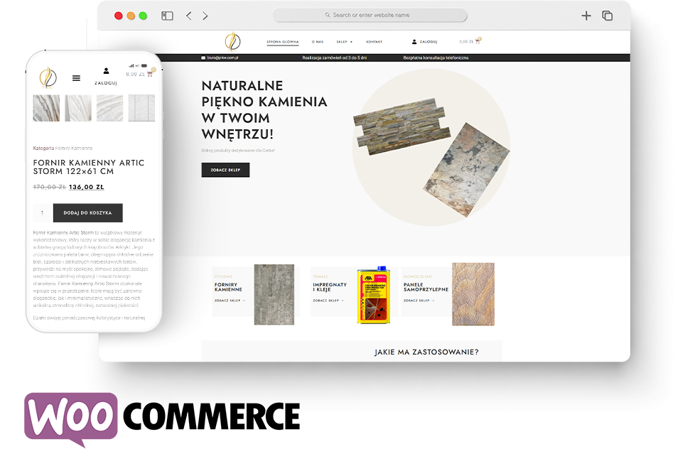 sklep internetowy woocommerce z eService